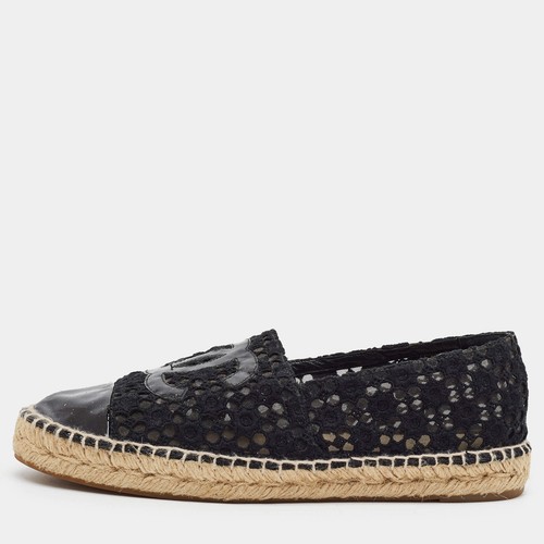 Espadrilles plates chanel - espadrilles, cc