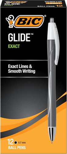 Glide exact black - black, retractable