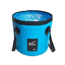 Seau Pliable 12L et 20L - Portable Multifonctionnel Pour Pêche, Camping, Jard...