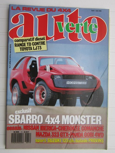 Auto verte 4x4 sbarro - auto, /sbarro