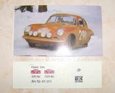 PORSCHE 356 RALLYE MONTE CARLO