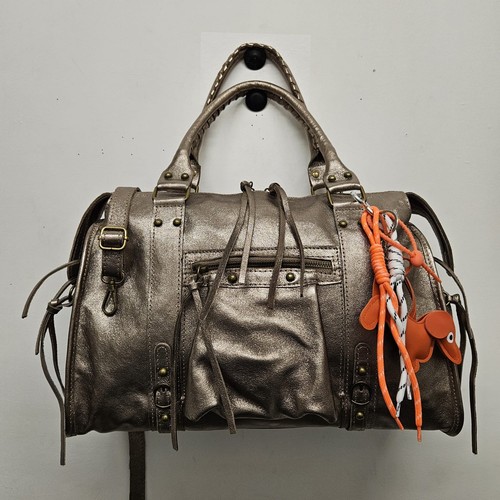 Sac main femme cuir - main, gris