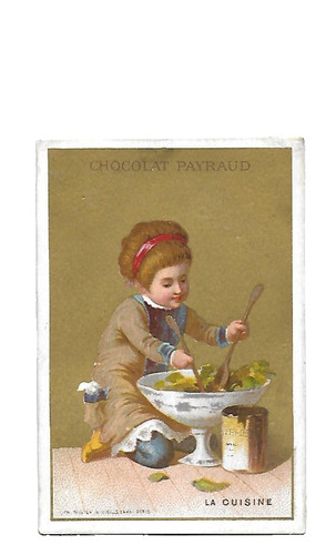 Ancien chromo publicitaire - ancien,
