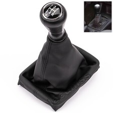 5 VITESSES POMMEAU LEVIER DE VITESSE CUIR SOUFFLET GUÊTRE pour PEUGEOT 206 406