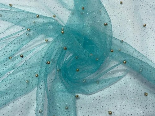 Tissu tulle paillette - tissu, à