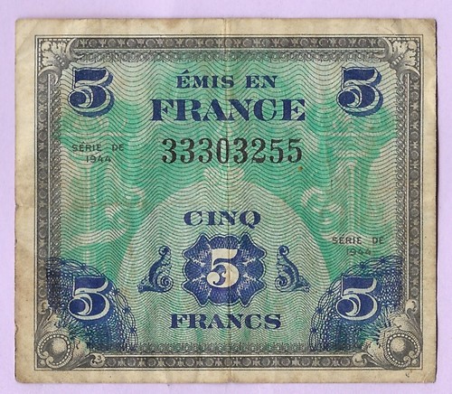 Ww2 francs france - france, 1944