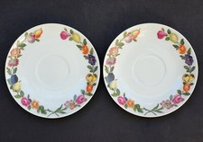 2 jolies SOUCOUPES SOUS-TASSES