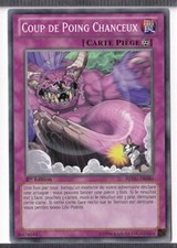 Coup de Poing Chanceux 1ère Édition - REDU-FR080 - Carte Yu-Gi-Oh Française