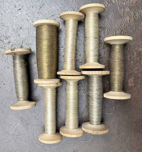 Lot bobines fil d or - 8, de