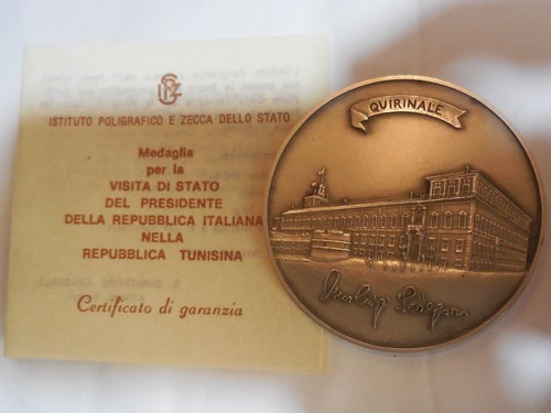 Médaille visite président - médaille,