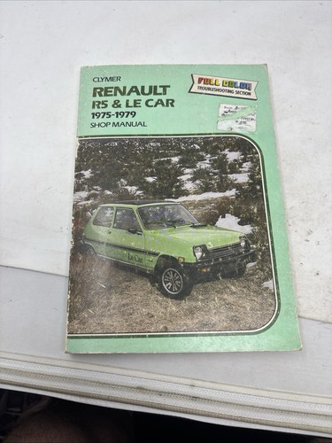 Clymer renault and - renault, r5