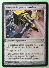 MTG MAGIC Carte MARTEAU DE GUERRE LOXODON 31/81 Decks Knights vs Dragons.