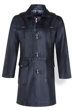 Manteau duffle cuir - duffle, noir