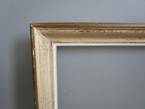 Cadre ancien bois mouluré - cadre, en