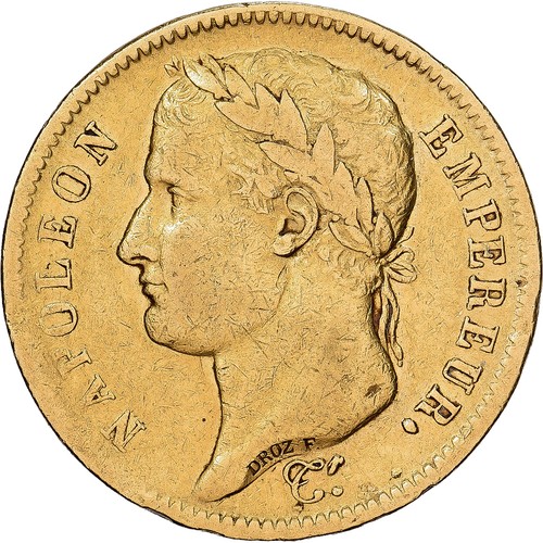 France francs napoléon - france,, 40