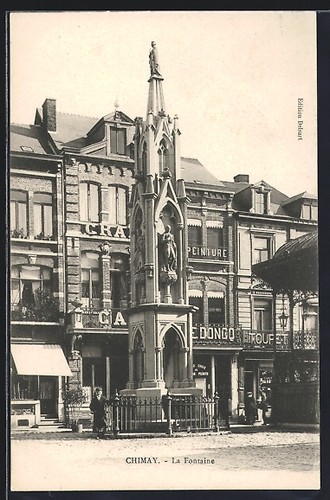 Cpa chimay fontaine - la,
