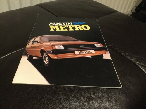 Brochure voiture métro austin - brochure,