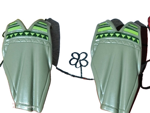 Playmobil ponchos gris - x2,