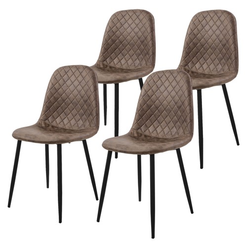 Chaises salle à manger - 4, de