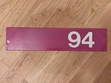 Plaque bandeau bus - de, en
