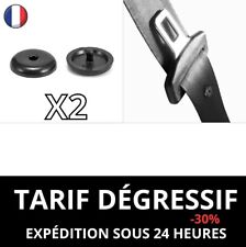 2X Arrêt De Boucle Ceinture De Sécurité Bouton Clip Universel Voiture Noir