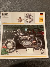 CARTE FICHE MOTO collection