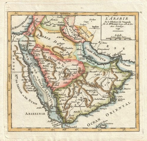 1749 vaugondy map the - vaugondy,