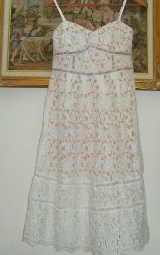 Lulus white lacey see - lulus,