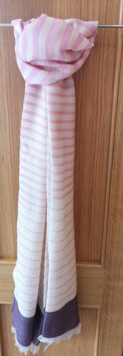 Foulard rayé femme