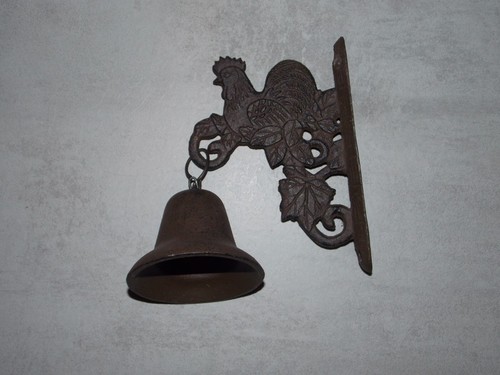 Cloche decors coq en - cloche,