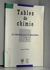 Tables de chimie : Un mémento pour le laboratoire