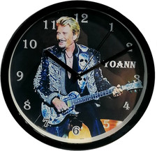 Pendule murale johnny hallyday - pendule,