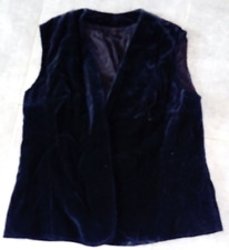 costume d'époque veste gilet enfant veston alsacien en velours noir - en TBE