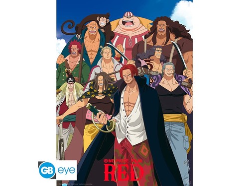 Poster one piece - poster, red