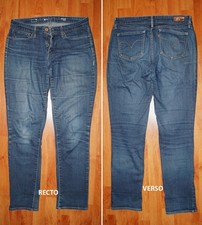 Jeans femme LEVIS 570 Slim W30 L32 (FR t40) bleu délavé