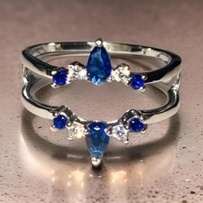 Anneau En Or Blanc 14K Avec