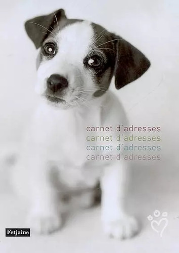 Carnet adresses chien - carnet, d'adresses