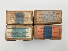 MILITARIA ALLEMAND : LOT 4 BOITES VIDES MUNITIONS TYPE MAUSER 7.92x57 – WW2