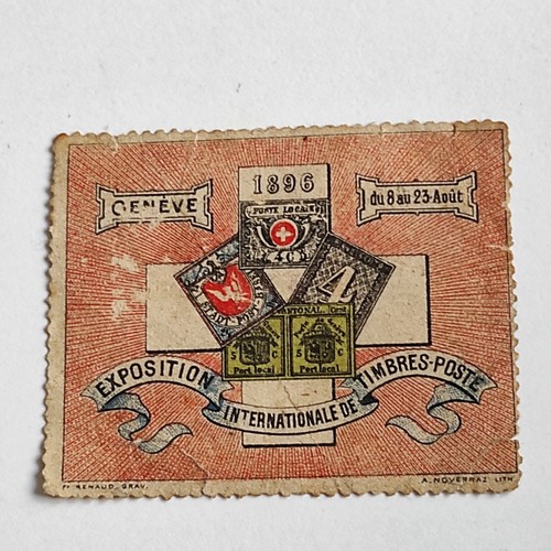 Timbre vignette suisse - timbre,