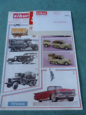 Catalogue professionnel SIBUR avec autocollant des années 80