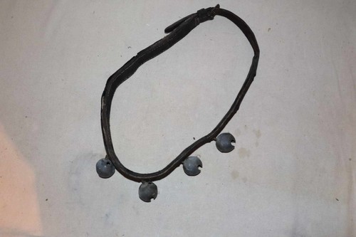 Ancien collier animal - collier, d'animal