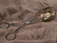 Vintage Silver Salad Tongs