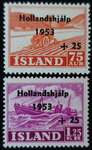 Timbres islande pour - islande,