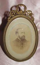 Cadre porte photo ancien en