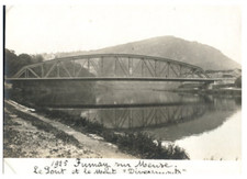France, Fumay, Le Pont et le