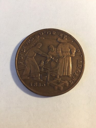 Médaille fondeurs et - fondeurs, d'or