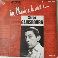 SERGE GAINSBOURG - 25 cm - DU CHANT A LA UNE -REED 2001 NEUF SOUS SCELLO