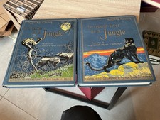 Le livre de la jungle et le second livre,2 vol-R.Kipling-Reboussin-Delagrave.