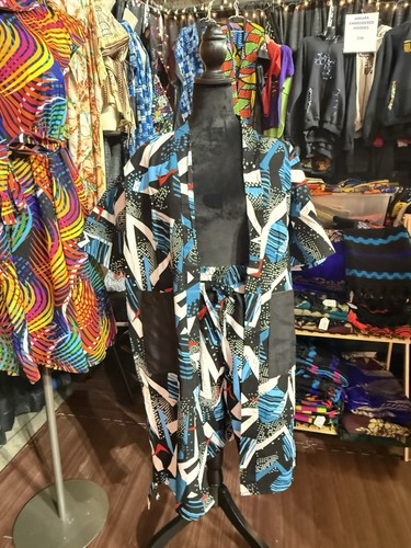 African ankara print kimono - ankara,