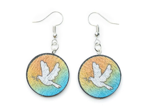 Colombe paix boucles - la,